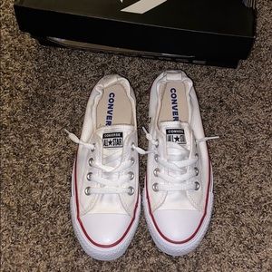 Women’s white converse
